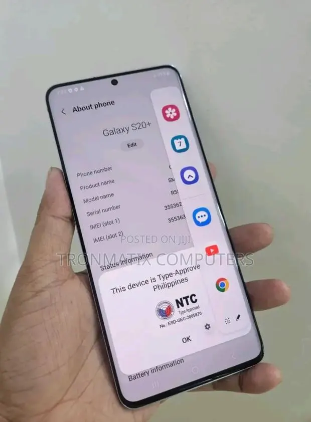 New Samsung Galaxy S20+ 5G 512 GB Gray · Photo 1