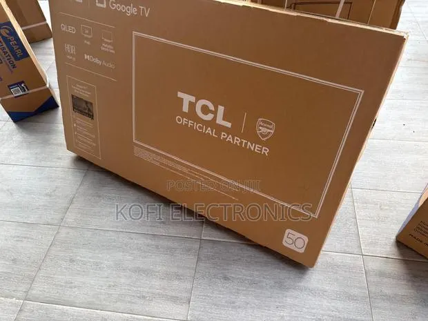 TCL 50′′ Qled Uhd Google Tv for Smart Vibrant Display · Photo 1