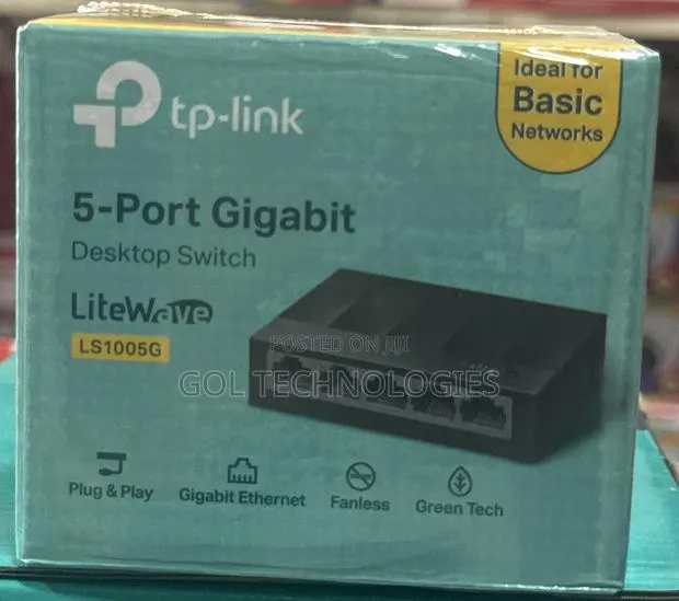 TP-Link 5 Port Gigabit Desktop Switch Ls1005g · Photo 1