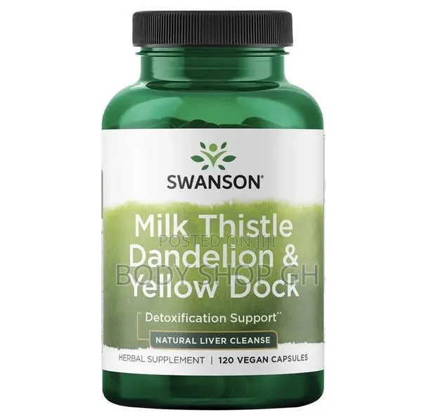 Swanson Milk Thistle + Dandelion + Yellow Dock - Liver Support · Photo 1