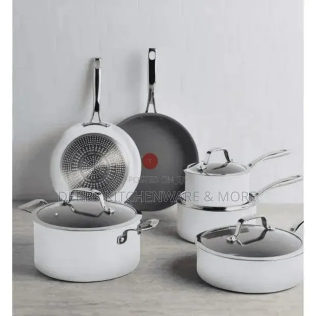 10pcs Tefal Ceramic Nonstick Cookware Usa · Photo 1