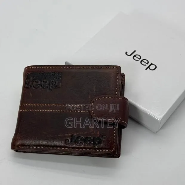 Jeep Men’S Pocket Wallet - Coffee Brown · Photo 1