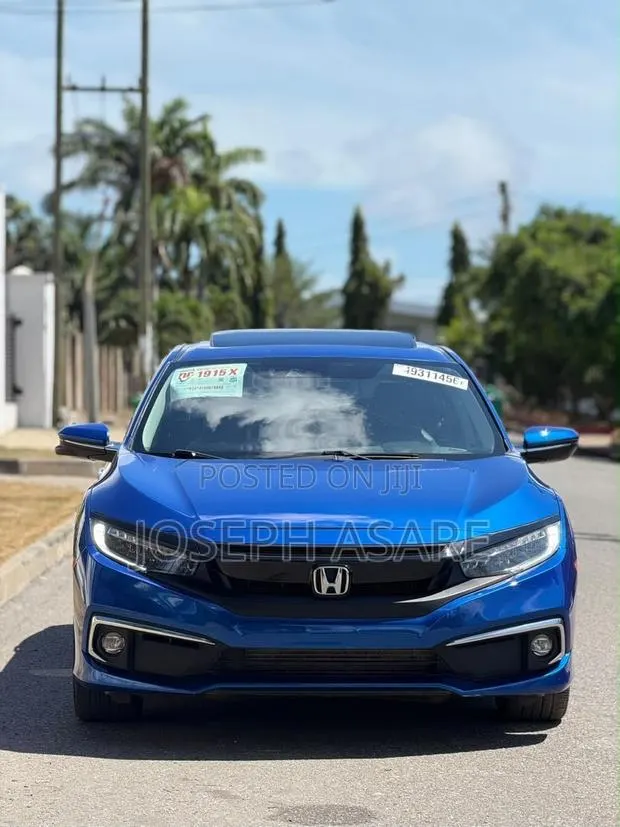Honda Civic Touring 2021 Blue · Photo 1