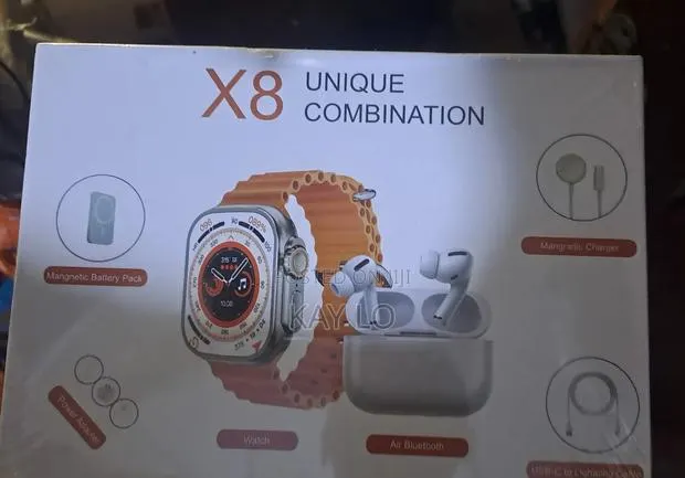 X8 Unique Smart Watch With Power Bank · Photo 1
