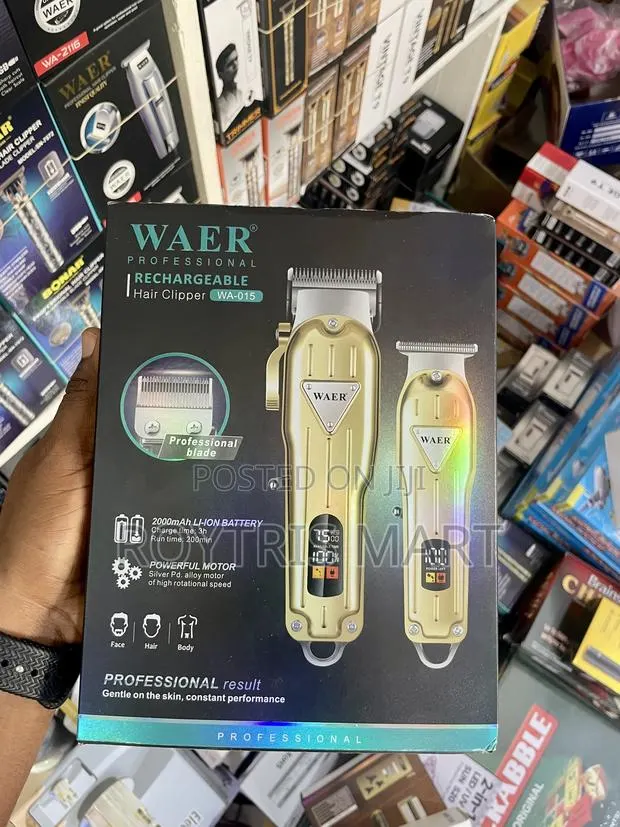 Waer Professional Rechargeable 2 in 1 Hair Clipper (Wa-015) · Photo 1