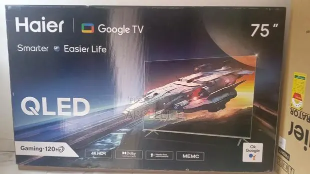 75inch Haier QLED Smart TV · Photo 1