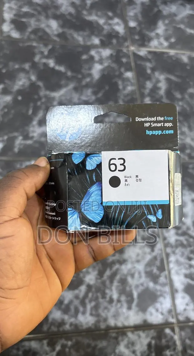 63 Original Hp Ink Black · Photo 1