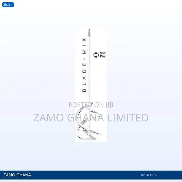 Paint Plaster Mixer SDS-80*400 Lama Paddle - Sgs265 · Photo 1