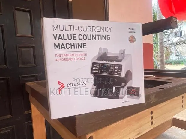 Premax Cash Counting Machine Fast Multi-Currency Scanner · Photo 1