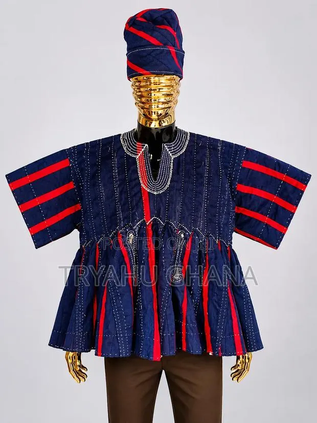Shop Men’S Batakari Smocks Online in Ghana – Tryahu · Photo 1