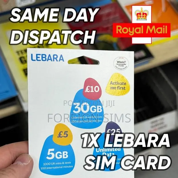 Uk Sim Cards Available in Ghana – Verification, Calls Texts Assured · Photo 1