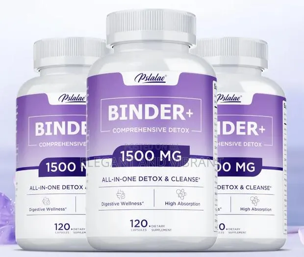Binder Detox - Activated Carbon, Zeolite-Detox Support,Natural Cleanse · Photo 1