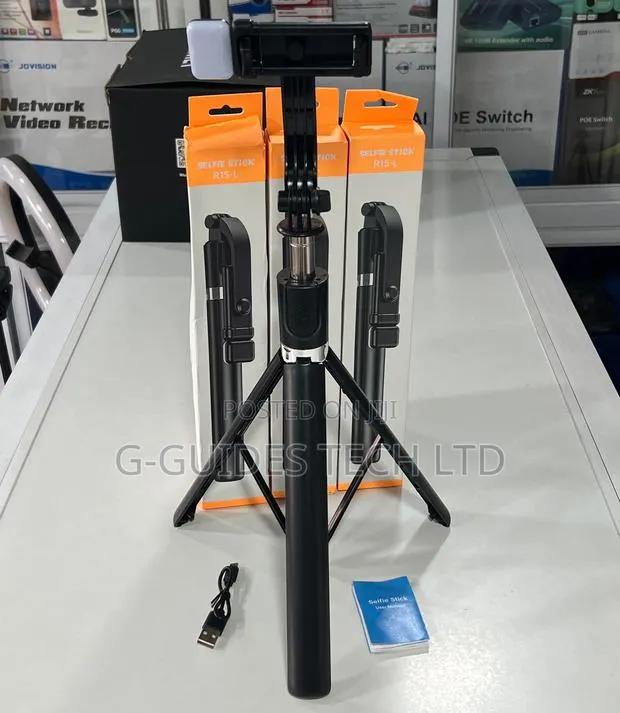 Selfie Stick With Led Light, R1s-L Selfie Stick · Photo 1