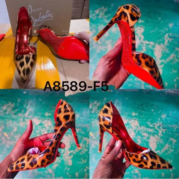 Ladies Classic Leopard Skin Office Heel in 37-41 · Photo 1