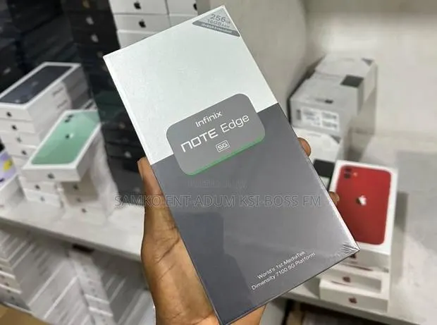 New Infinix Note Edge 256 GB Blue · Photo 1