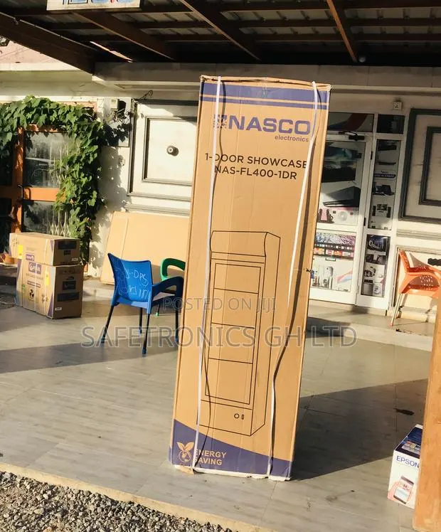 Showcase Display Nas-Fl400-1dr Glass Nasco Fridge · Photo 1