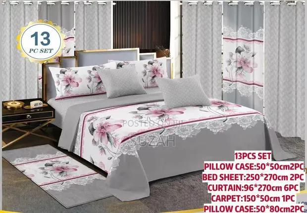 Bedsheets, Curtains and Pillowcases Set · Photo 1