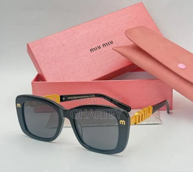 Miumiu Ladies Square Sunglasses - Showing 3 Colors as Seen · Photo 1