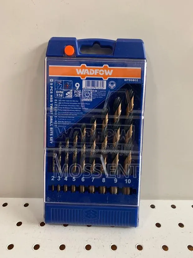 9 PCS HSS Twist Drill Bits Set - Wtd6b02 · Photo 1