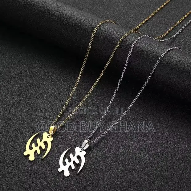 Gye Nyame Adinkra Symbol Pendant Necklace · Photo 1