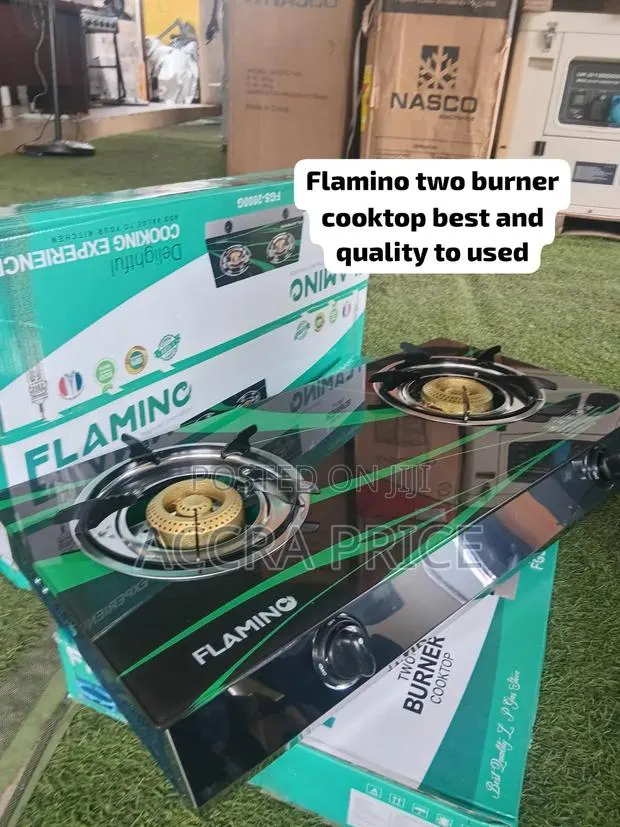 Flamino 2 Burner Table Top Gas Cooker – Super Quality Durable · Photo 1