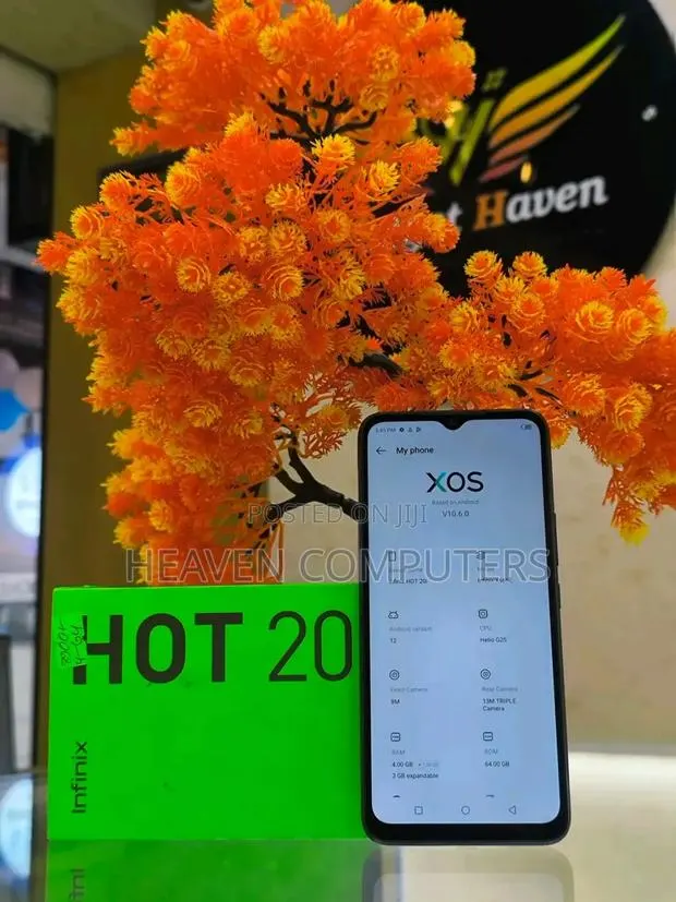 New Infinix Hot 20 5G 64 GB Black · Photo 1