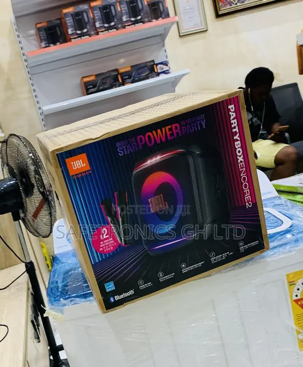 High Sleek JBL PartyBox Encore Essential 2 Portable Speaker With Mic · Photo 1