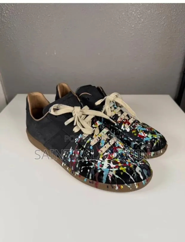 Maison Margiela Paint Splatter Sneakers · Photo 1