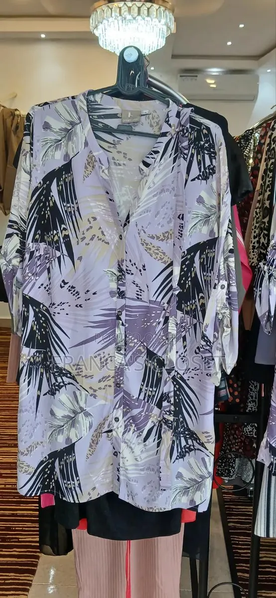Light Purple Button - Down Blouse · Photo 1