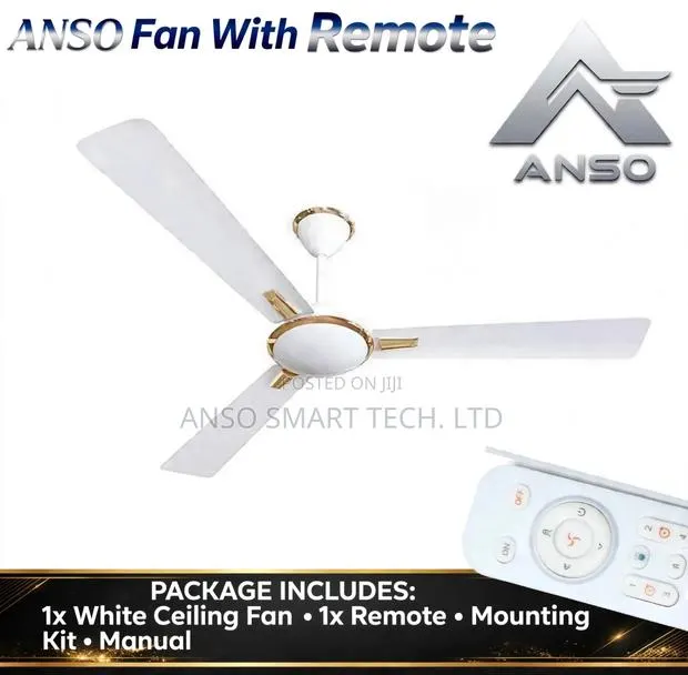ANSO Ceiling Fans With Remote · Photo 1
