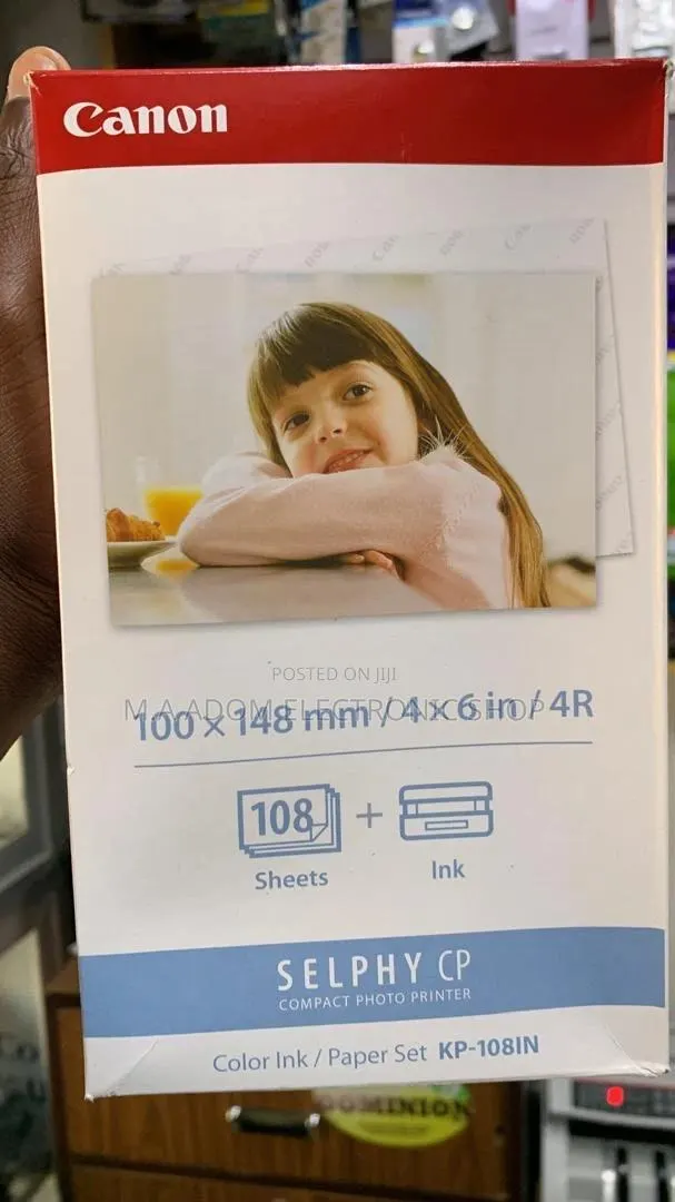 Canon KP-108IN Color Ink Paper Pack · Photo 1