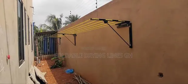6 Ropes 3 Support Extended Arm Foldable Drying Line