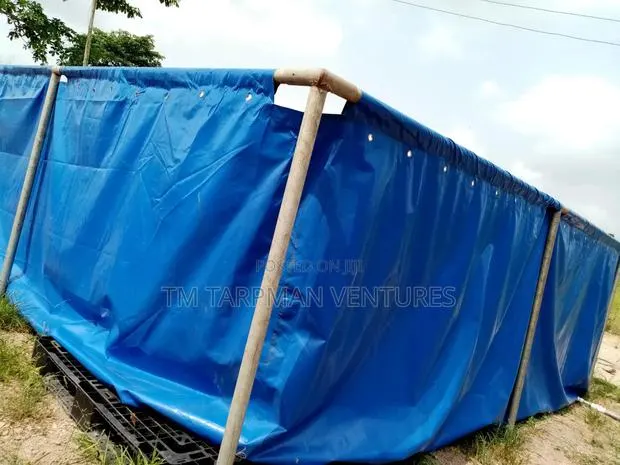 10x10x5 Feet Tarpaulin Fish Pond · Photo 1