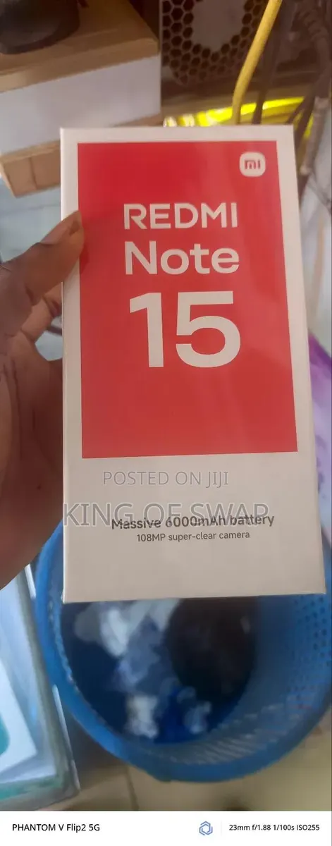 New Xiaomi Redmi Note 15 128 GB Black · Photo 1