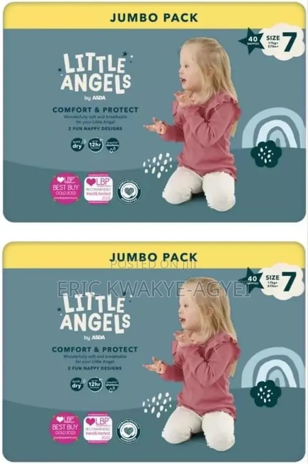 Little Angels Comfort Protect Size 7 17kg+ Jumbo Pack 40 · Photo 2