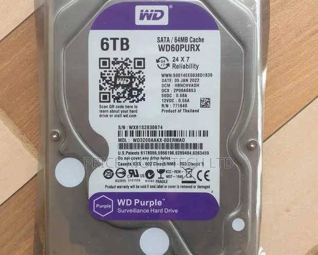 Brand New Sealed 6tb Wd Surveillance Hard Drive · Photo 1
