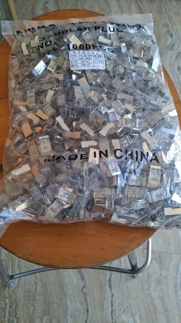 CAT 6 FTP Shielded RJ-45 Pass Through Connectors (1000pcs/Pack) · Photo 1