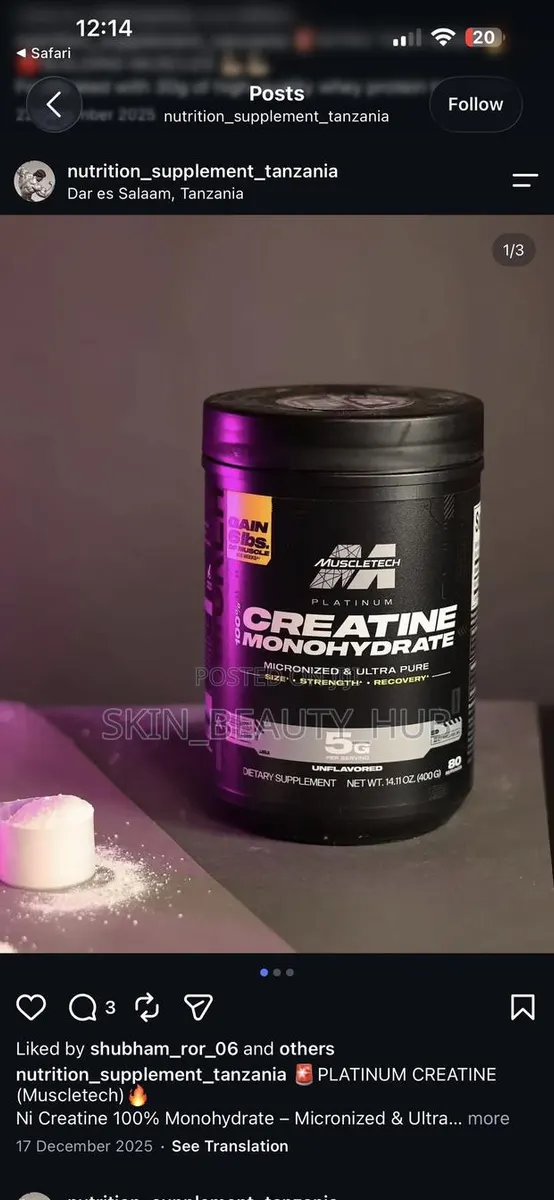 Muscletech Platinum Creatin-Imonohydrate · Photo 1