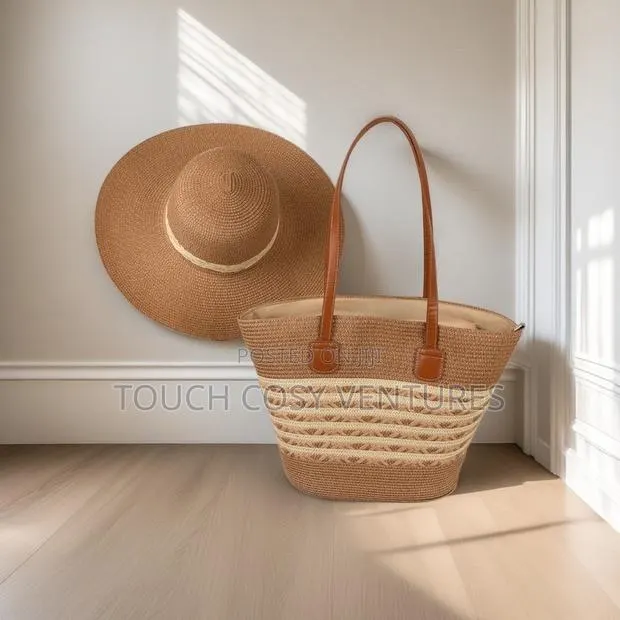 Elegant Weaven Summer Hat and Bag · Photo 1