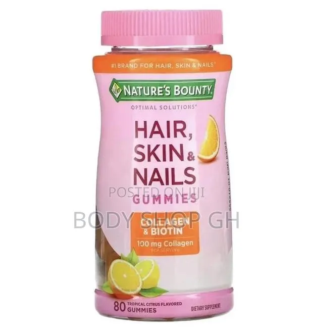 Nature’S Bounty Hair Growth Gummies ( Biotin + Collagen) · Photo 1