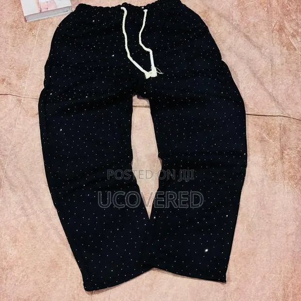 Unisex Sweatpants Graphic Flare Rhinestone Waist Drippy · Photo 1