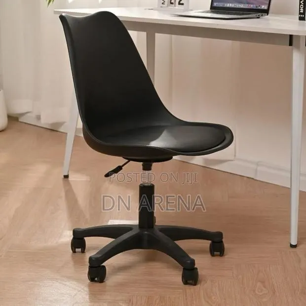 Nordic Swivel Desk Chair Available in Black White Colours · Photo 1