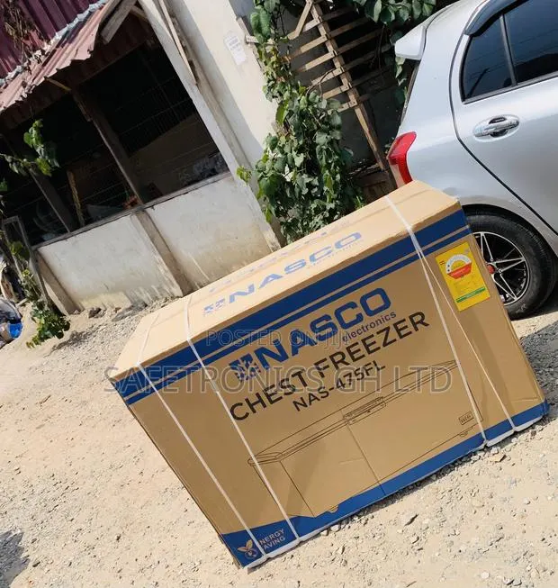 Neatly Sealed 400L Nas475fl Nasco • 1 Door Black Freezer · Photo 1
