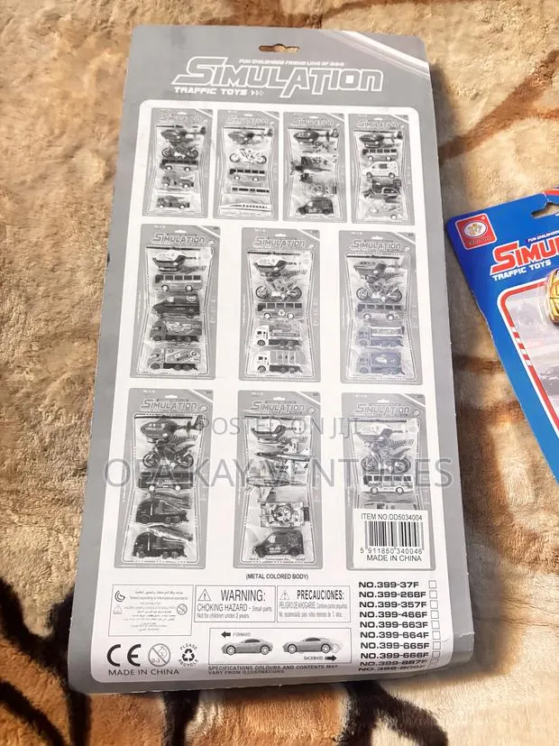 Kids Toy Car, Motorcycle Airplane Bus Set · Photo 3