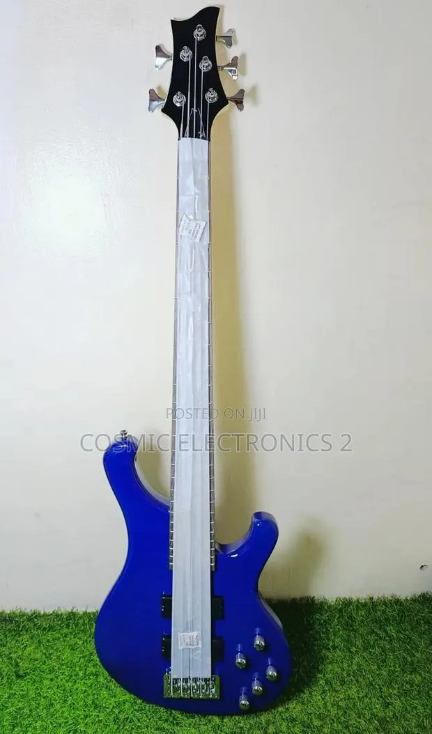 4-String Electric Bass Guitar – Gloss Blue · Photo 1