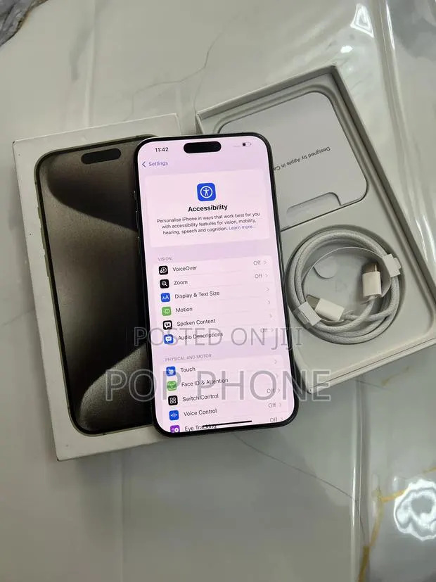 Apple iPhone 15 Pro Max 256 GB Silver · Photo 1