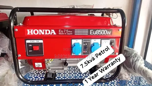 Honda 7.5kva Gasoline Pull Start Quantum Amp · Photo 1