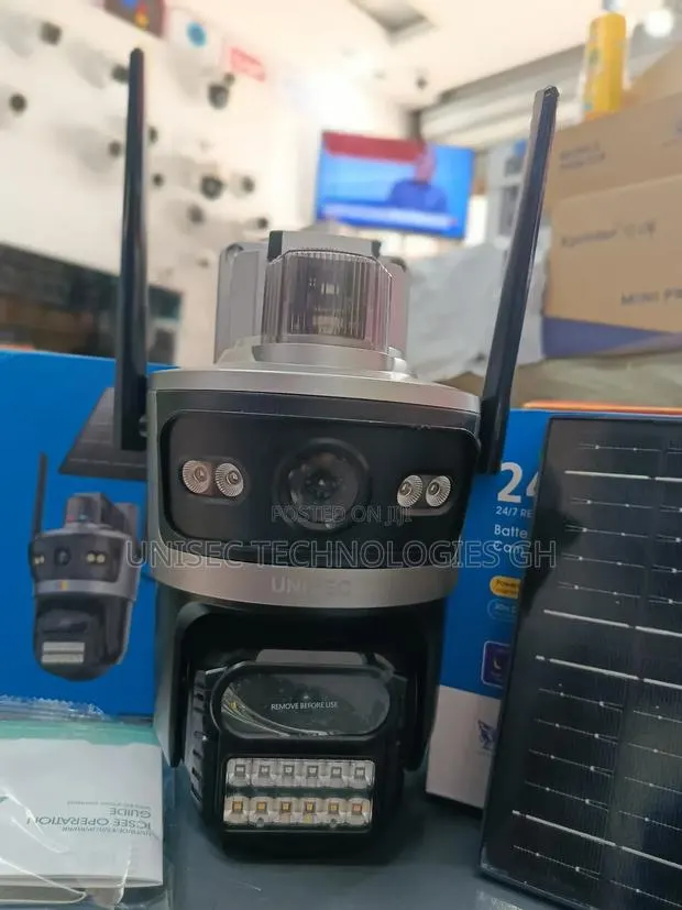 Icsee Dual Lens Solar Camera · Photo 1