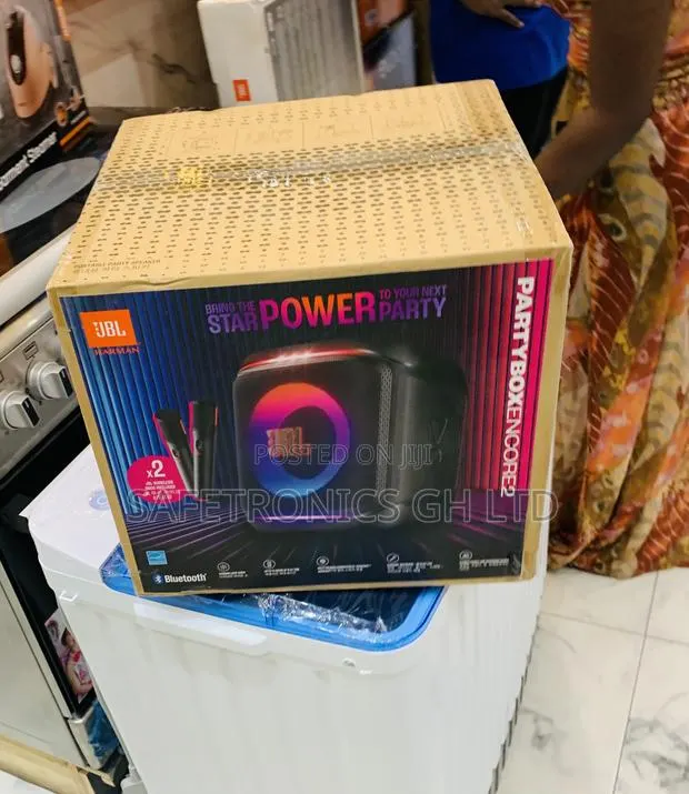 Newest Update JBL PartyBox Encore Essential2 Portable Speaker With Mic · Photo 1