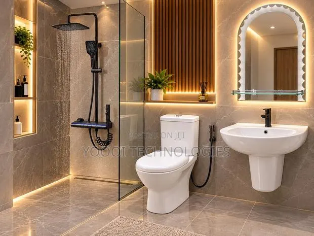 Luxury WC Basin Mirror Shower Combo Deal · Photo 1
